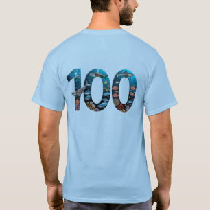 Camiseta "100 polegadas