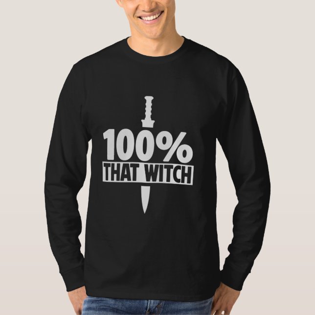 Camiseta 100 Por Cento Da Feira De Bruxas (Frente)