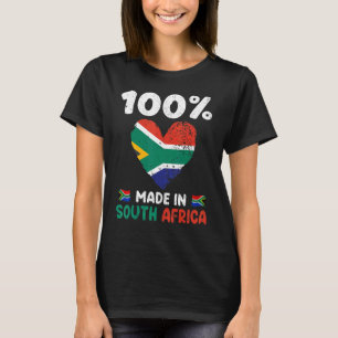 Camiseta 100 Por Cento Feitos Na África Do Sul