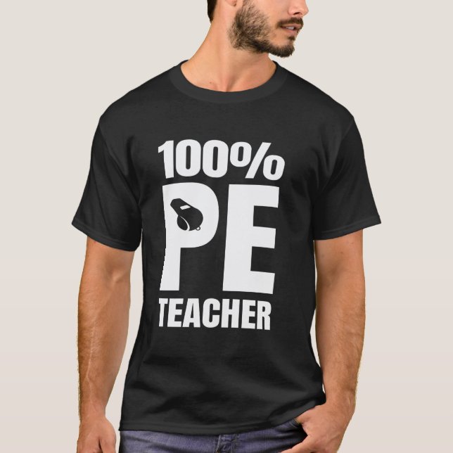 Camiseta 100 Professor de Educação Física (Frente)