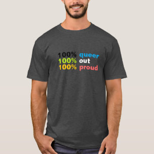 Camiseta 100% Queer 2