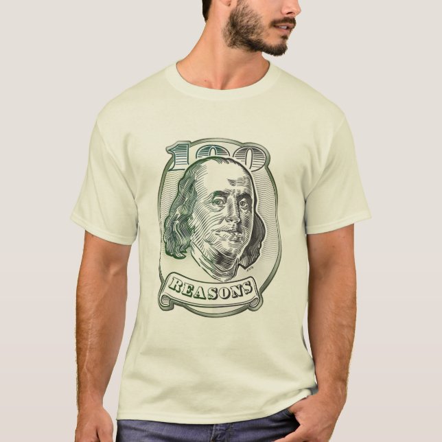 Camiseta 100 razões (Frente)