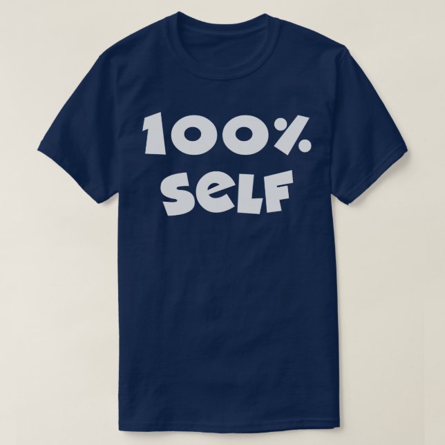 Camiseta 100 Self (Frente do Design)