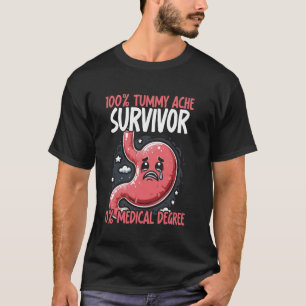 Camiseta 100 Sobreviventes Da Atmosca, 0 Estômago De Grau M