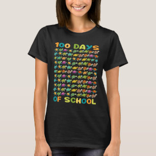 Camiseta 100 Tartarugas 100 Dias De Escola Amantes De Tarta