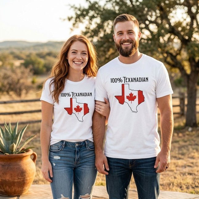 Camiseta 100% Texanadian (Criador carregado)