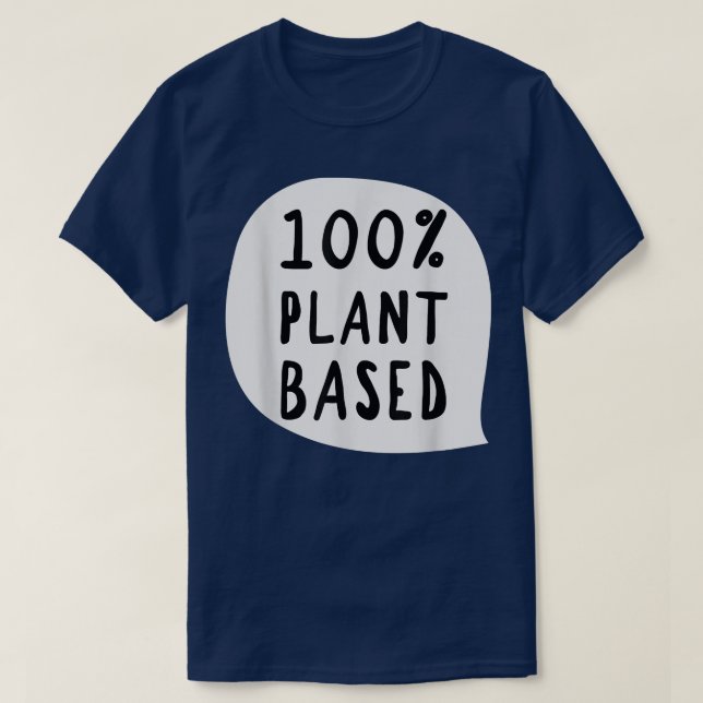 Camiseta 100 Vegetal Vegan Vegetariano (Frente do Design)