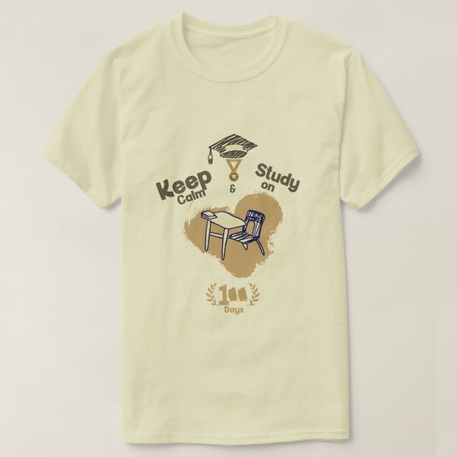 Camiseta 100th day of school (Frente do Design)