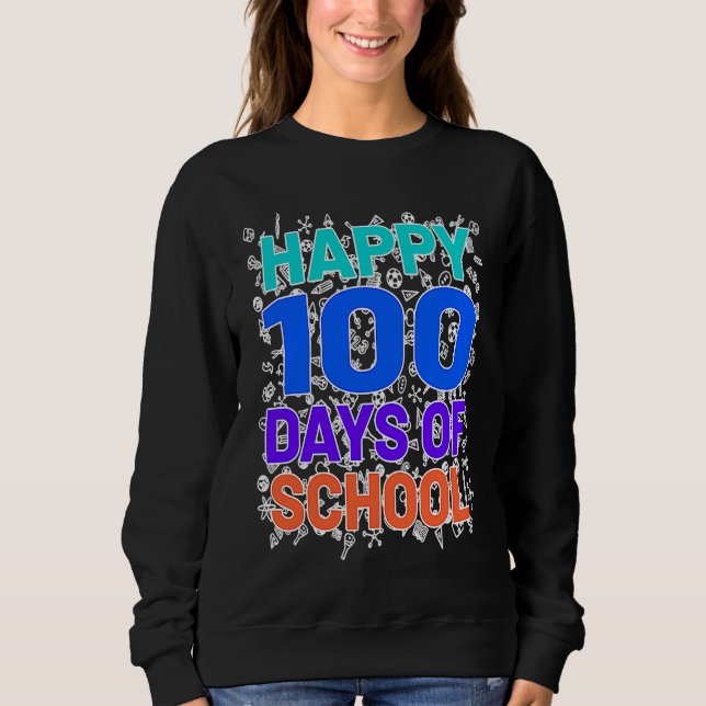 Camiseta 100th Day Of School 100 Days Teacher Students Boys (Frente)
