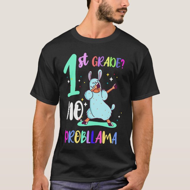 Camiseta 100th day of school llama for child (Frente)