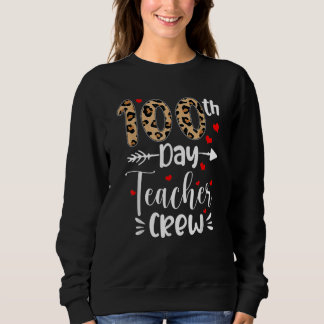 Camiseta 100th Day Teacher Crew Happy 100 Days Of School Fu