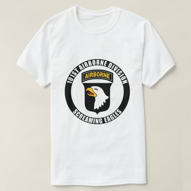 Camiseta 10110Vete Militar Famoso Motto, Divisão de Aeronav (Frente do Design)