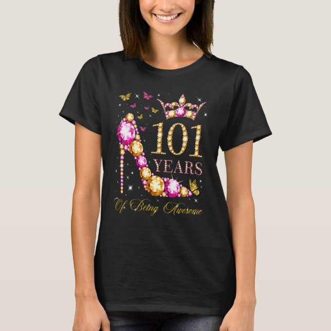 Camiseta 101 Anos De Estar Incrível 101 Anos De rua 101 (Frente)