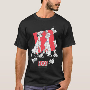 Camiseta 101 dálmatas pongo perdita filhotes família