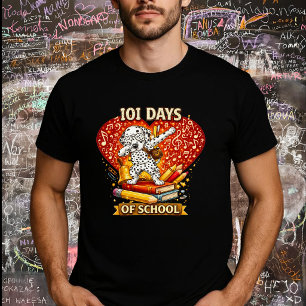 Camiseta 101 Dias de Escola Música Cachorro – Dalmatian Fof