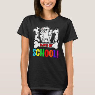 Camiseta 101 Dias De Professores De Dalmação Na Escola Cria