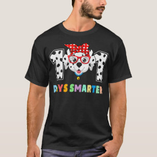 Camiseta 101 Dias Mais Inteligente Cachorro Dalmata Profess