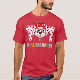 Camiseta 101 Dias Mais Inteligentes Professores De Cachorro