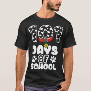 Camiseta 101 Dias Mais Inteligentes Professores De Cães De