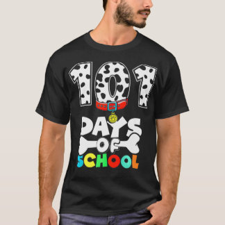 Camiseta 101 Dias Mais Inteligentes Professores De Cães De
