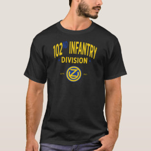 Camiseta 102ª Divisão de Infantaria - Militar dos EUA