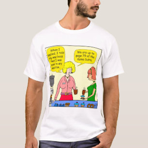 Camiseta 1029 79 posições do cartoon Kama Sutra
