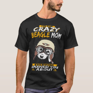 Camiseta 106 Eu sou a Louca Beagle Mãe