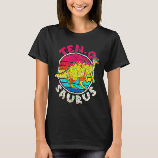 Camiseta 10.º Aniversário 10.º Surus I Parasaurolophus Fami