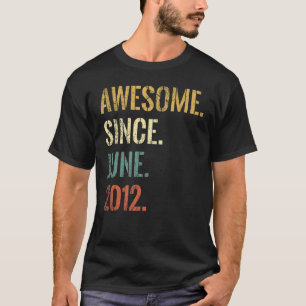 Camiseta 10.º Aniversário, 10 anos, Espetacular desde junho