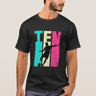 Camiseta 10.º aniversário da Retro Futebol de 10 anos