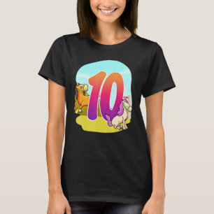 Camiseta 10.º Aniversário do Cavalo Ancorado com Horso com