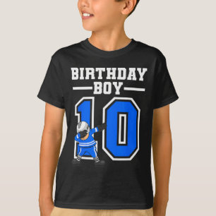 Camiseta 10.º Aniversário - Hóquei no gelo com 10 anos