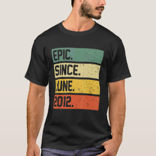 Camiseta 10.º aniversário Presente desde 10 anos Épica desd
