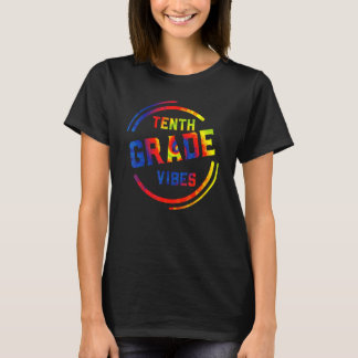 Camiseta 10.º ano vibra primeiro dia de escola de volta à e
