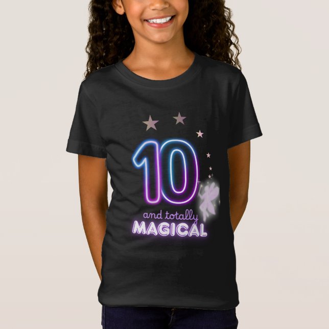 Camiseta 10 and Totally Magical Girls’ Birthday  (Frente)