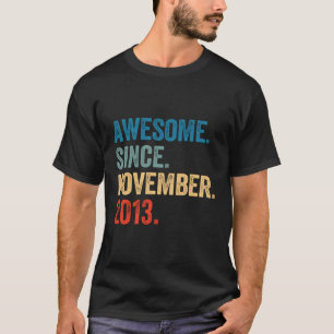 Camiseta 10 Anos 10 Crianças De Aniversário Incríveis Desde