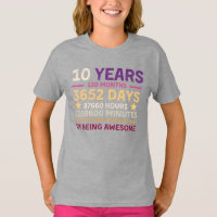10 Anos 120 Meses De Estar Incrível 10º Aniversári