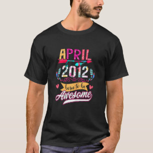 Camiseta 10 anos de abril de 2012 10 Nascer de ser incrível