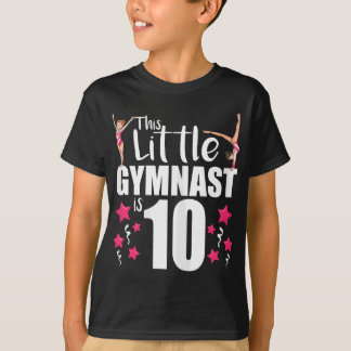 Camiseta 10 anos de ginástica Aniversário do ginásio 1