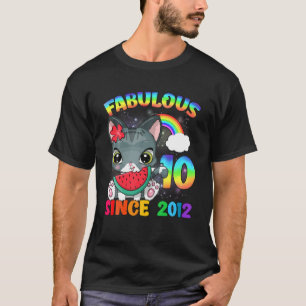 Camiseta 10 Anos De Idade 10... Gatinha Fabulosa