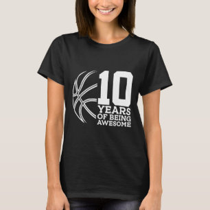 CAMISETA 10 ANOS DE SER INCRÍVEL BASQUETEBOL 10º ANIVERSÁRI