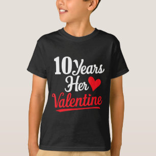 Camiseta 10 Anos dela no Dia dos Namorados _ Casais no Aniv