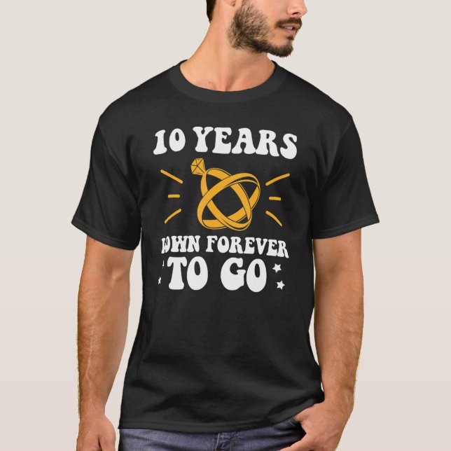 Camiseta 10 anos para sempre para o 10º aniversário de casa (Frente)