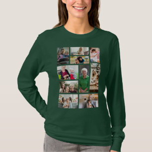 Camiseta 10 Colagem Personalizada de Fotos