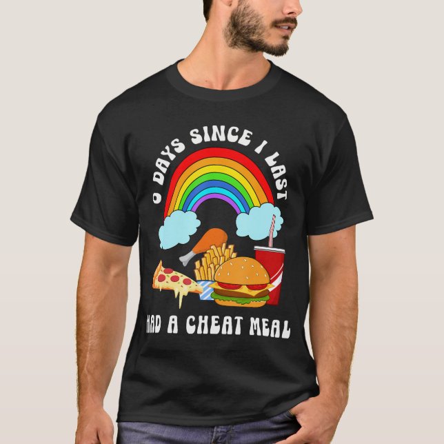 Camiseta 10 Dias Desde A Última Vez Que Tive Uma Comida Ráp (Frente)