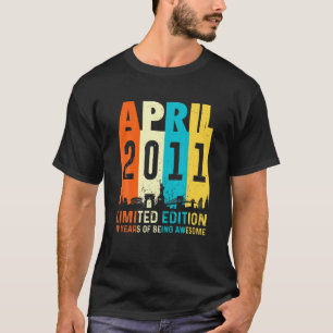 Camiseta 10 Edição Limitada, Feita Em Abril De 2011 10º Nas