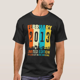 Camiseta 10 feito em fevereiro de 2013 10º Aniversário