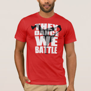 Camiseta 10% FORA DE/eles dançam, nós lutam (a camisa)