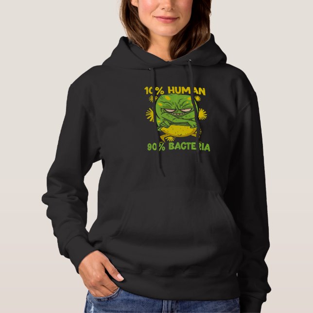 Camiseta 10 Human 90 Bacteria Science Microbiology Scienti (Frente)