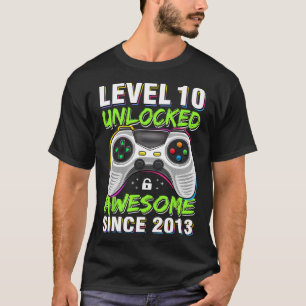 Camiseta 10 incríveis desbloqueados desde 2013 10º aniversá